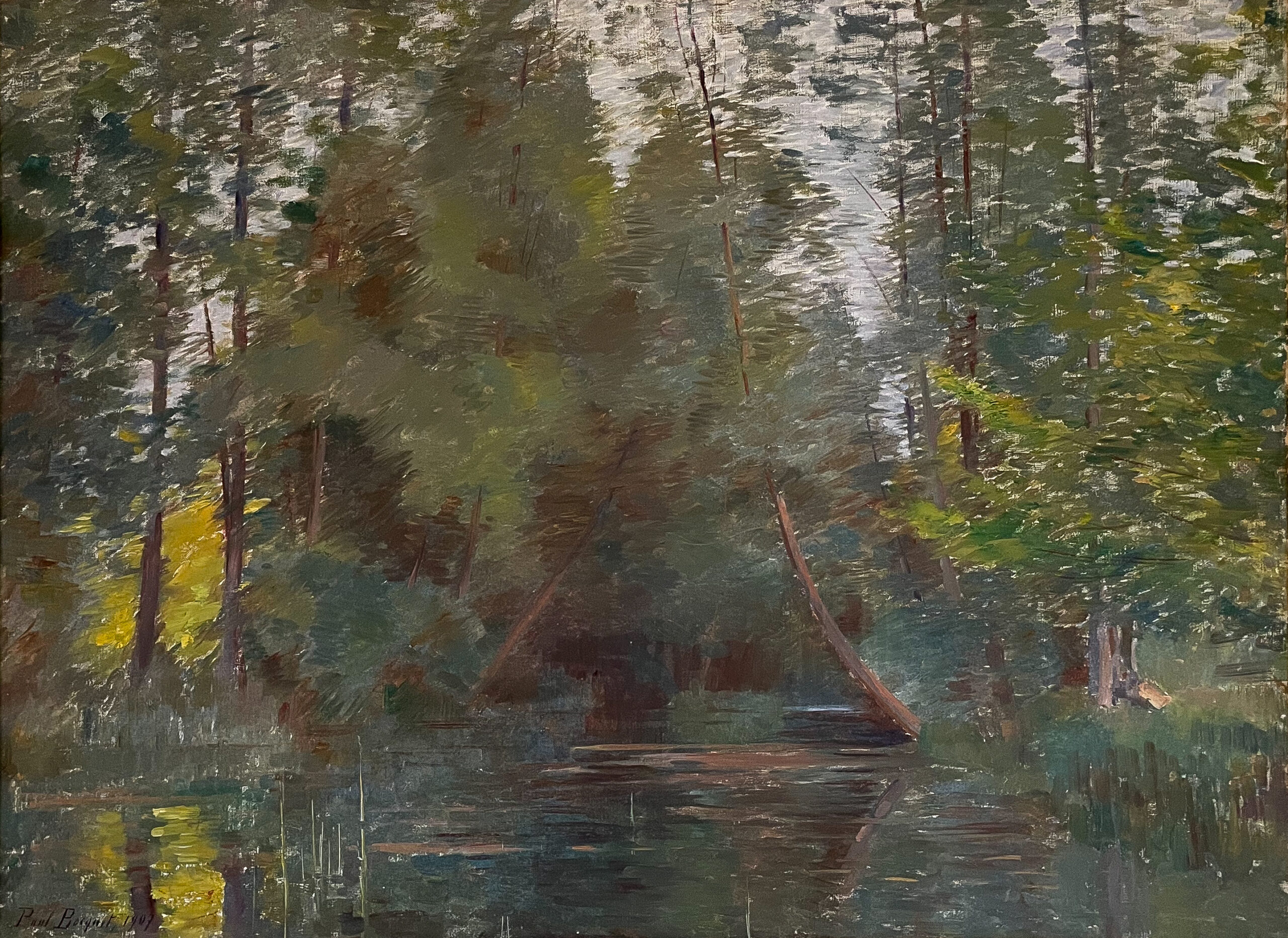 La Guenelle en été, 1907 (Huile sur toile, 57 x 48 cm)