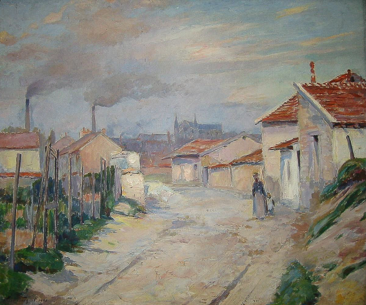 Rue de la Bonne Femme, Feaubourg Flechambeau à Reims Rue de la Bonne Femme, Feaubourg Flechambeau à Reims, 1906
