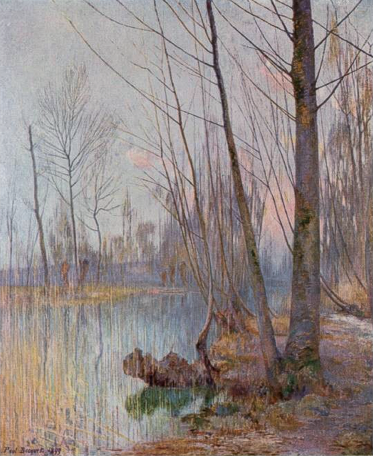 La Guenelle en hiver La Guenelle en Hiver, 1899 (Huile sur toile)