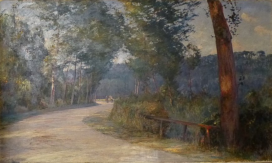 Tournant de la route en Soissonnais Tournant de la route en Soissonnais, 1900 (Huile sur toile, 89,5 x 150,5 cm)
