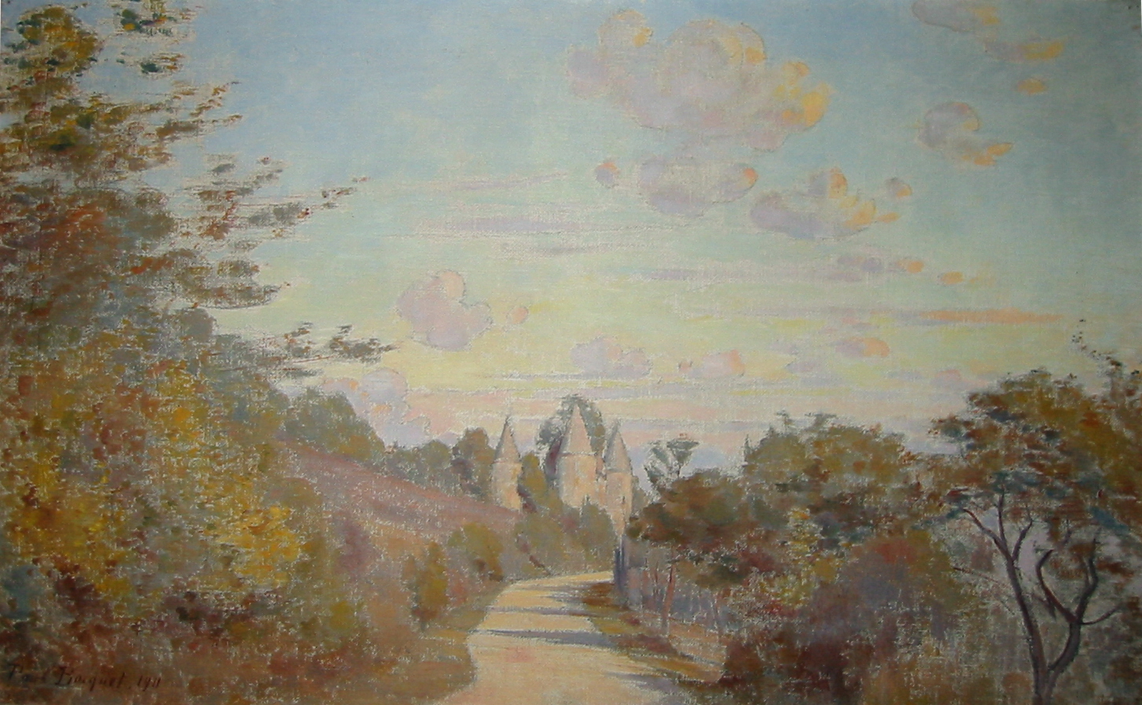 Le Château de Saint-Pierre Aigle Le Château de Saint-Pierre Aigle, 1911 (Huile sur toile)