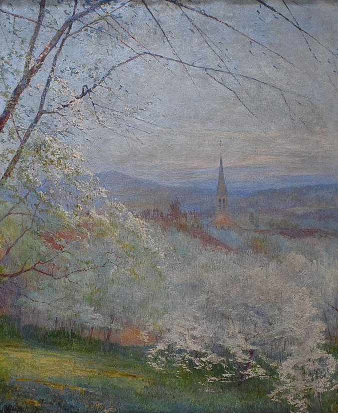 Le printemps en Lorraine, 1897 Le printemps en Lorraine, 1897 (Huile sur toile, 170,5 x 140,5 cm)