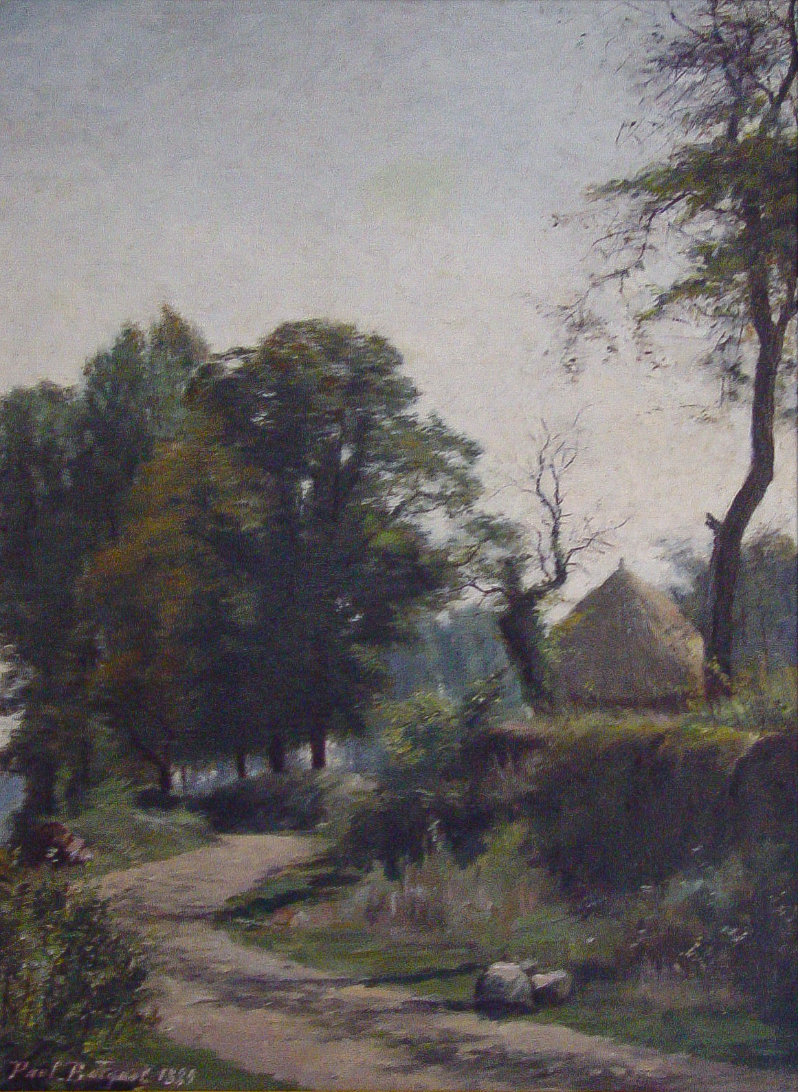 Chemin à Orbais l'abaye en été, 1899 (Huile sur toile, 73 x 55 cm)
