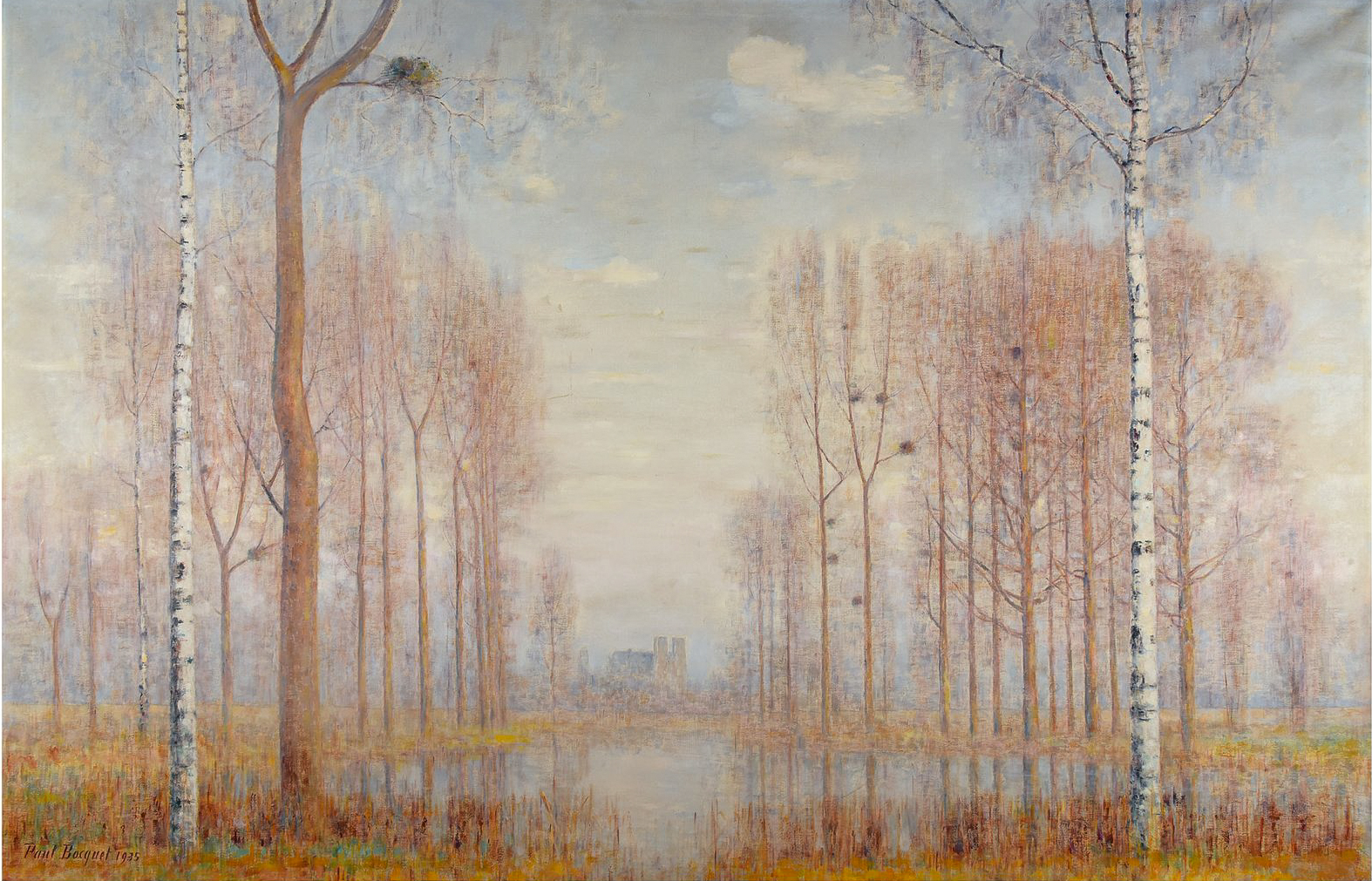 Reims_Paysage champenois, 1935 (Huile sur toile, 132,4 x 203,7 cm) Reims_Paysage champenois, 1935 (Huile sur toile, 132,4 x 203,7 cm)