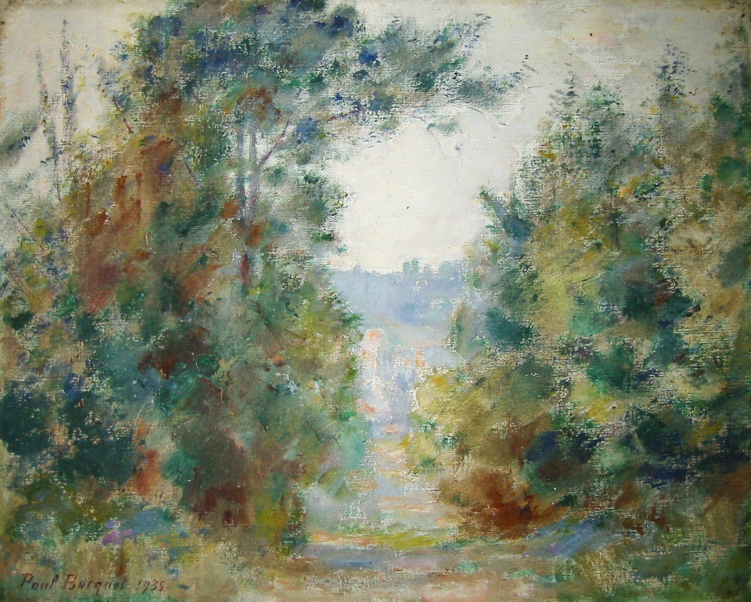 Soissonnais_Coeuvres_Coeuvres, 1935 (Huile sur toile) Coeuvres, 1935 (Huile sur toile)