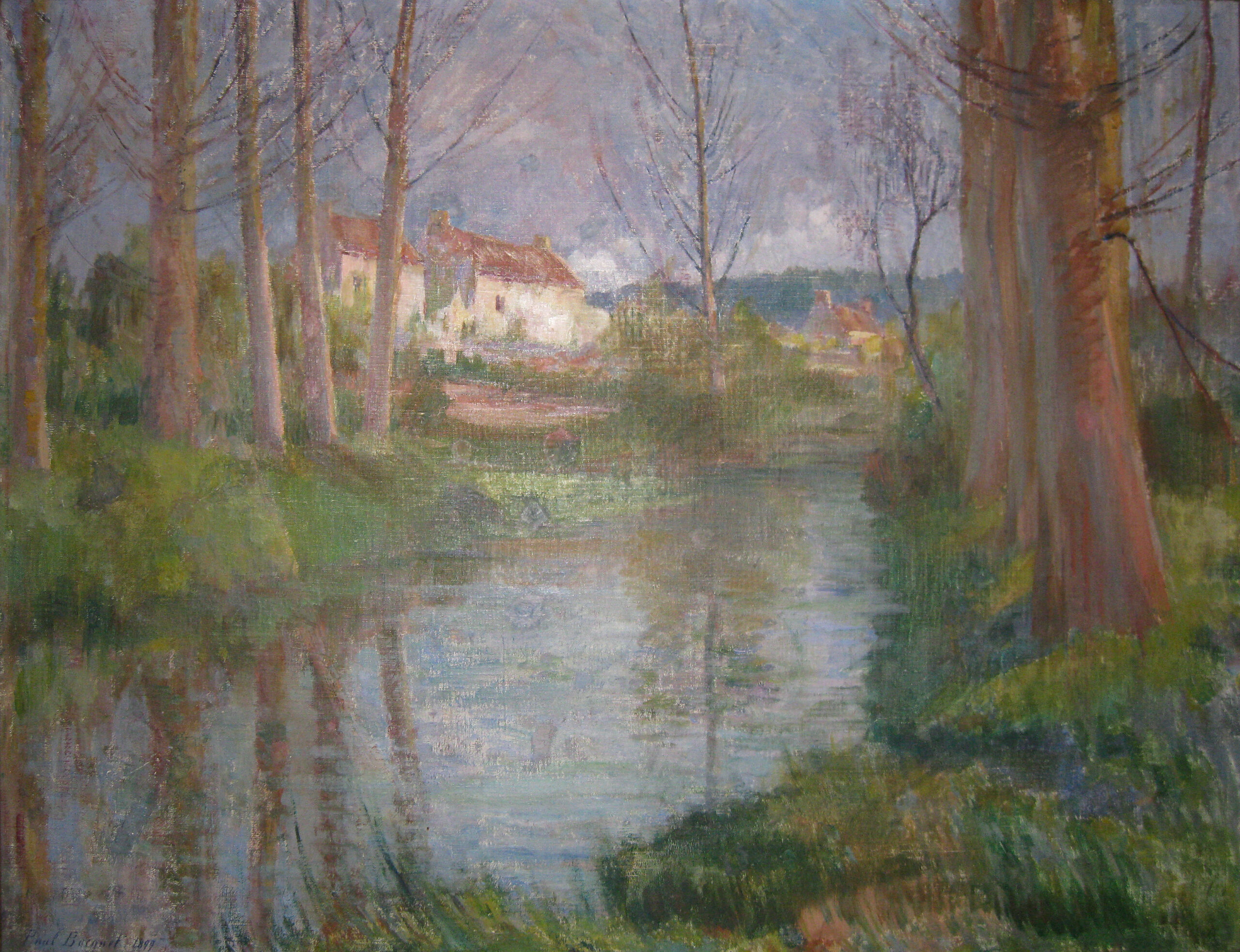 La Riviere de Retz à Cœuvres, 1899 (Huile sur toile) La Riviere de Retz à Cœuvres, 1899 (Huile sur toile)
