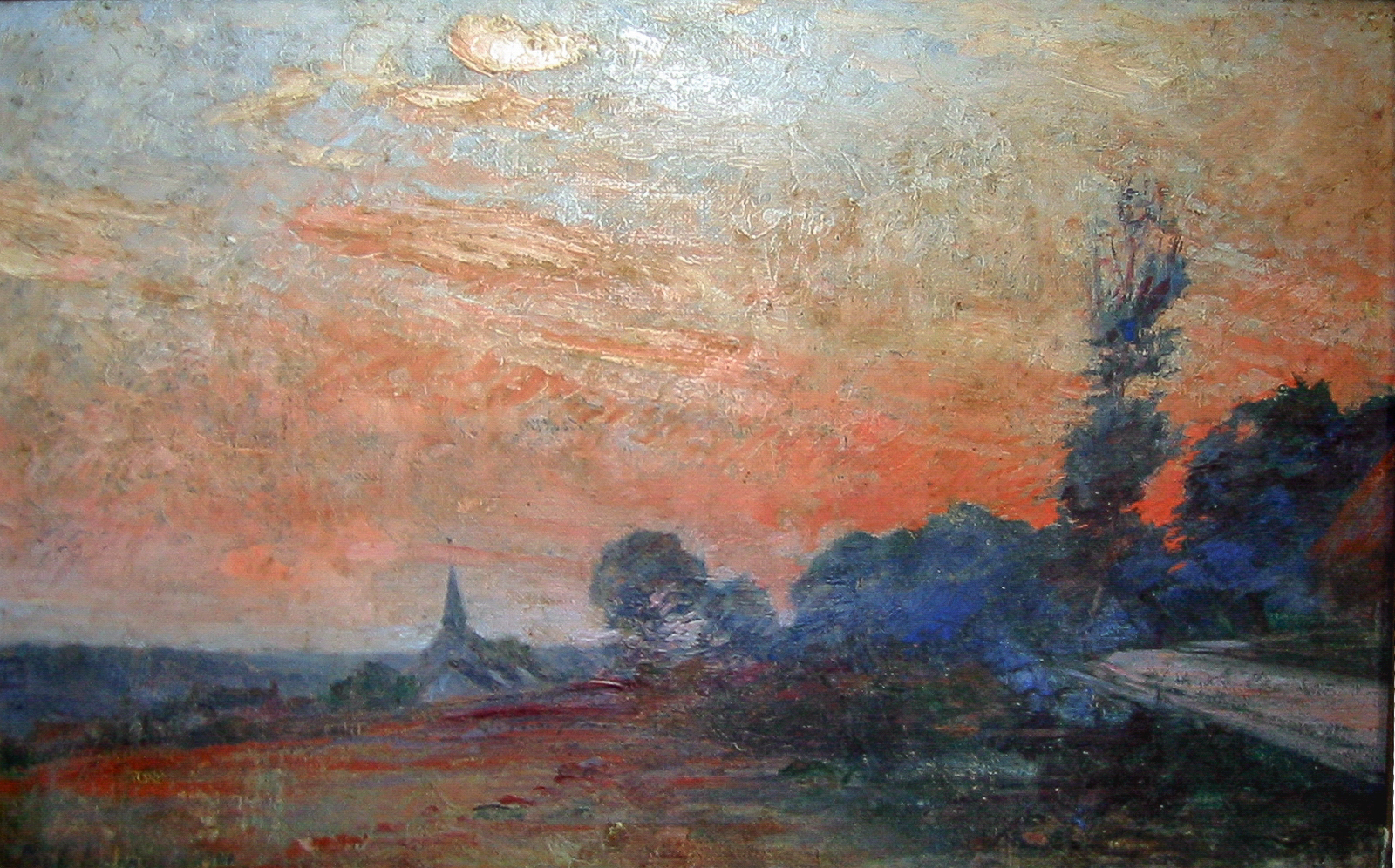 Paul Bocquet Brume matinale à Cœuvres, 1934 (Huile sur toile, 54,2 x 73,1 cm)