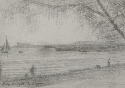 Les Lesques, 1928 (Croquis au crayon)