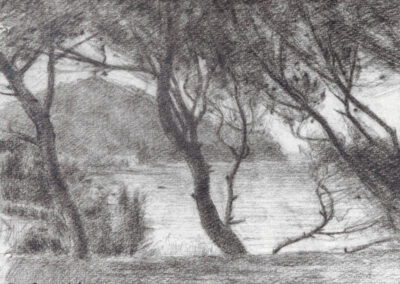 Les Lecques (Croquis au crayon)