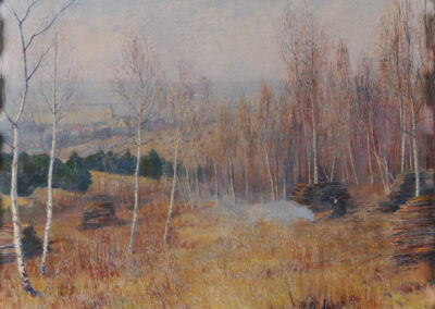 L'Hiver dans la montagne de Reims, 1903 (Huile sur toile, 89 x 116 cm)