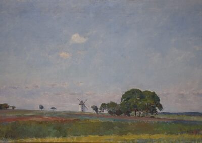 Le moulin de Togny-aux-Boeufs en été, 1907 (Huile sur toile, 55 x 33 cm)