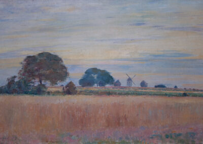 Le moulin de Togny-aux-Boeufs en été, 1909 (Huile sur toile, 55 x 33 cm)