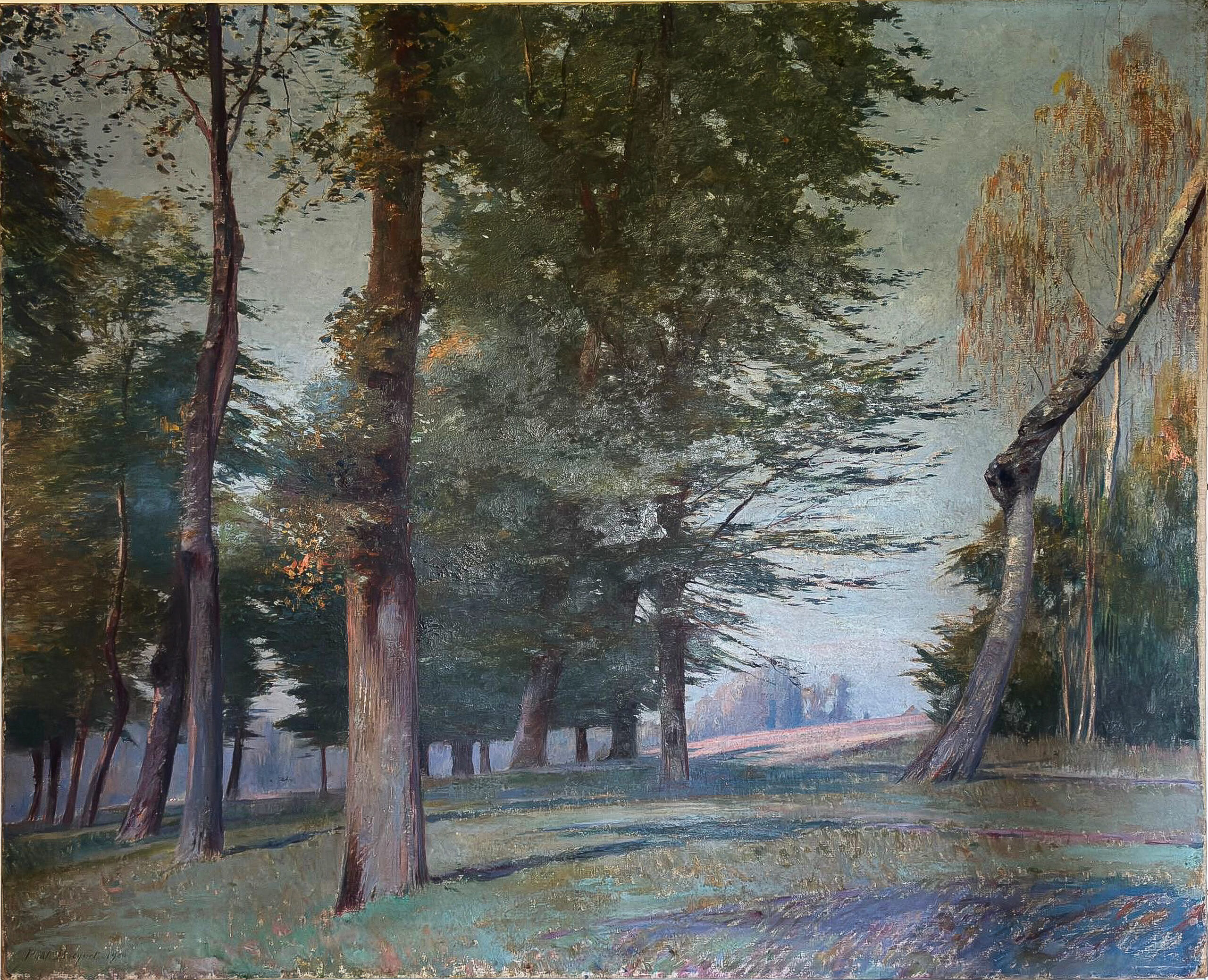 Châlons-sur-Vesle, 1900 Châlons-sur-Vesle, 1900 (Huile sur toile)