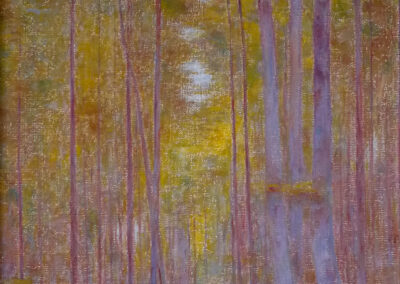 Forêt de Fontainebleau en été (Huile sur toile)