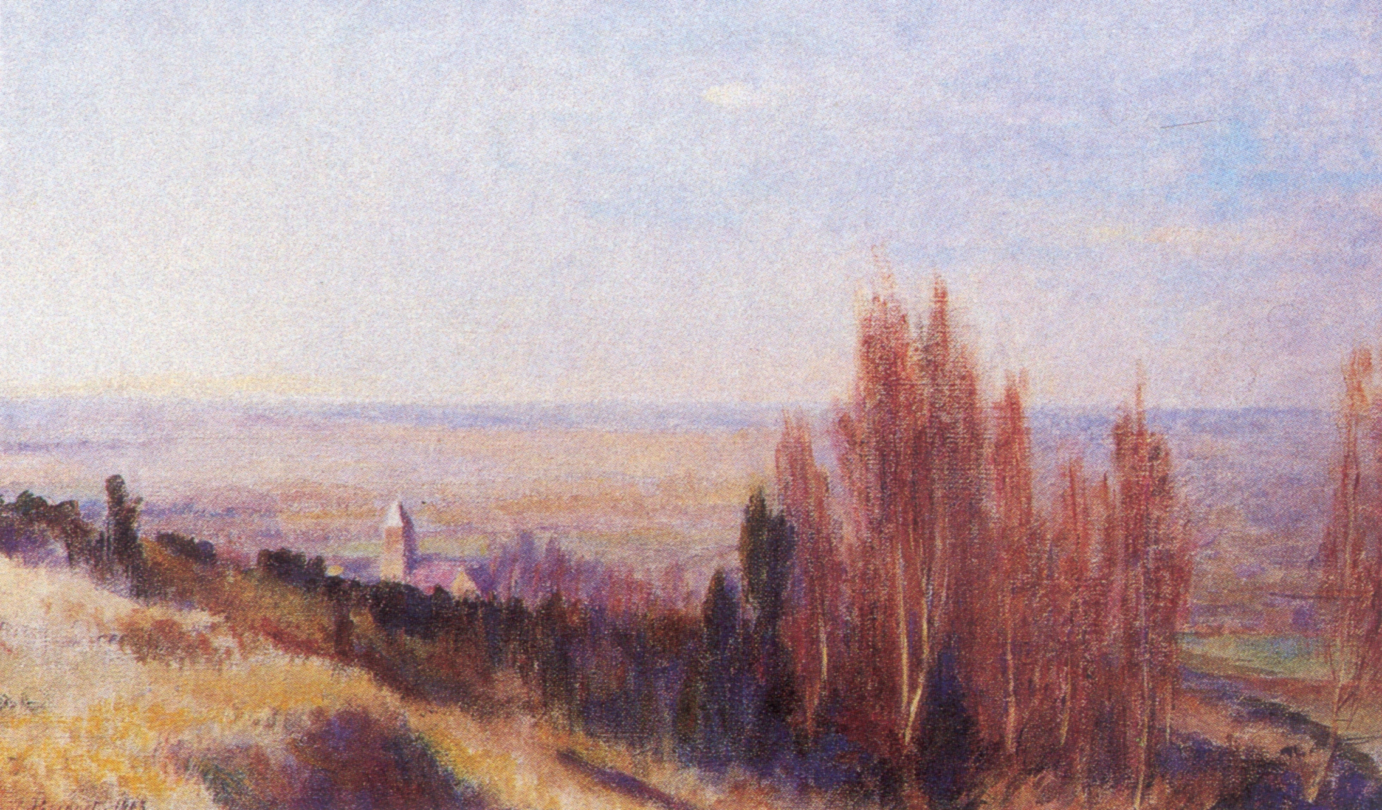 Le Mont Joly et Villers-Allerand, 1903 Le Mont Joly et Villers-Allerand, 1903 (Huile sur toile)