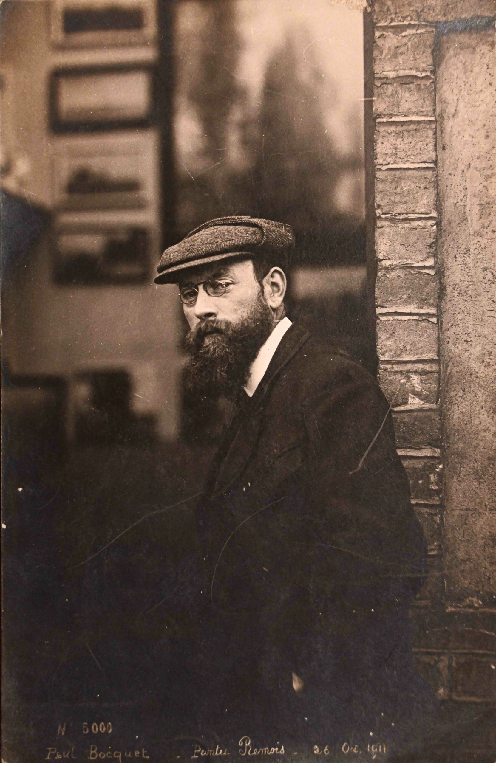 Portrait photo de Paul Bocquet en 1911 Portrait photo de Paul Bocquet en 1911