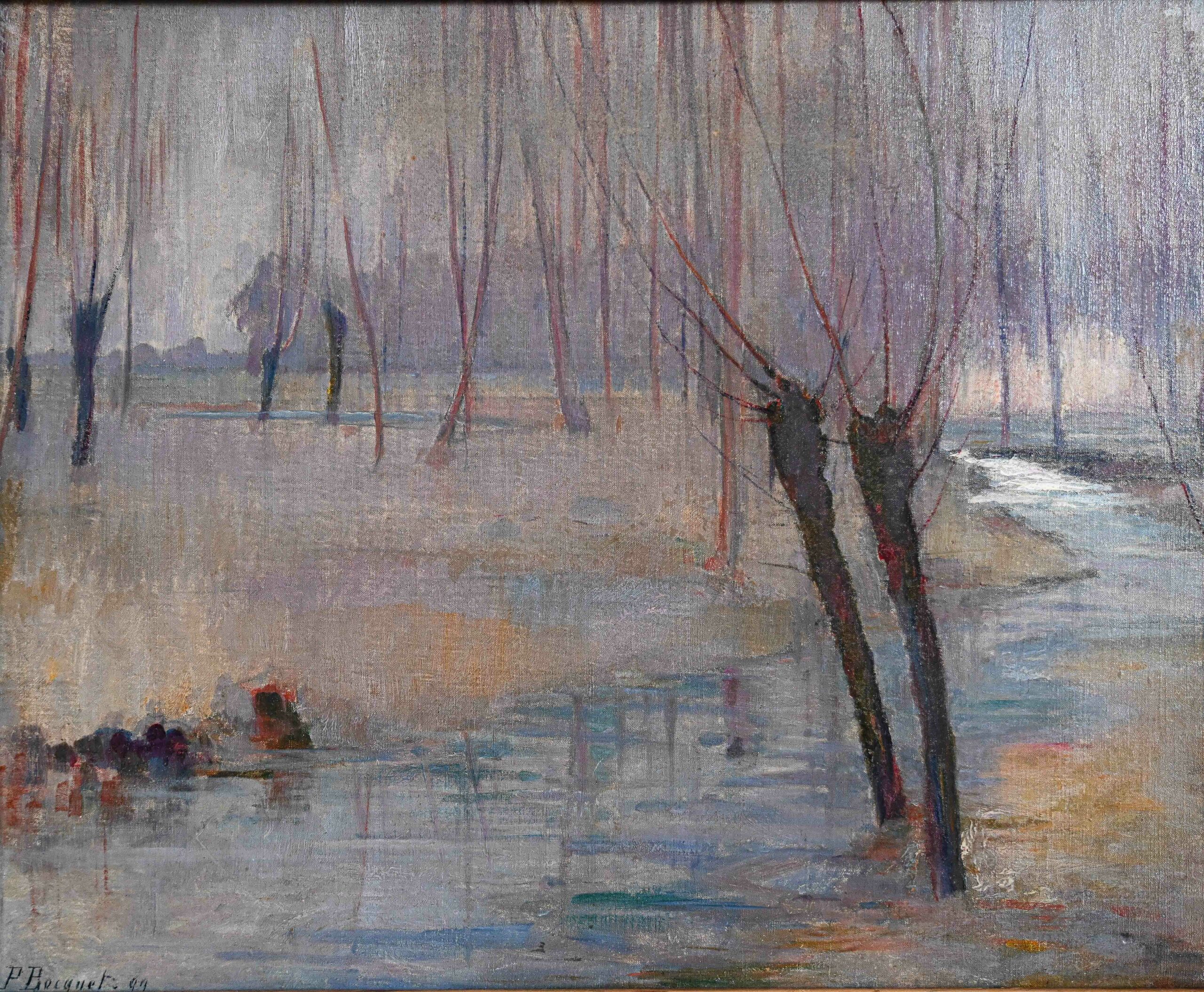 La Vesle en hiver, 1899 (Huile sur toile) La Vesle en hiver, 1899 (Huile sur toile)