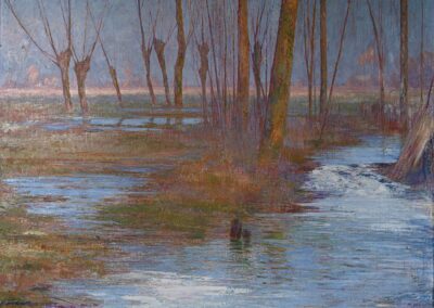La Guenelle en hiver, 1919 (Huile sur toile)