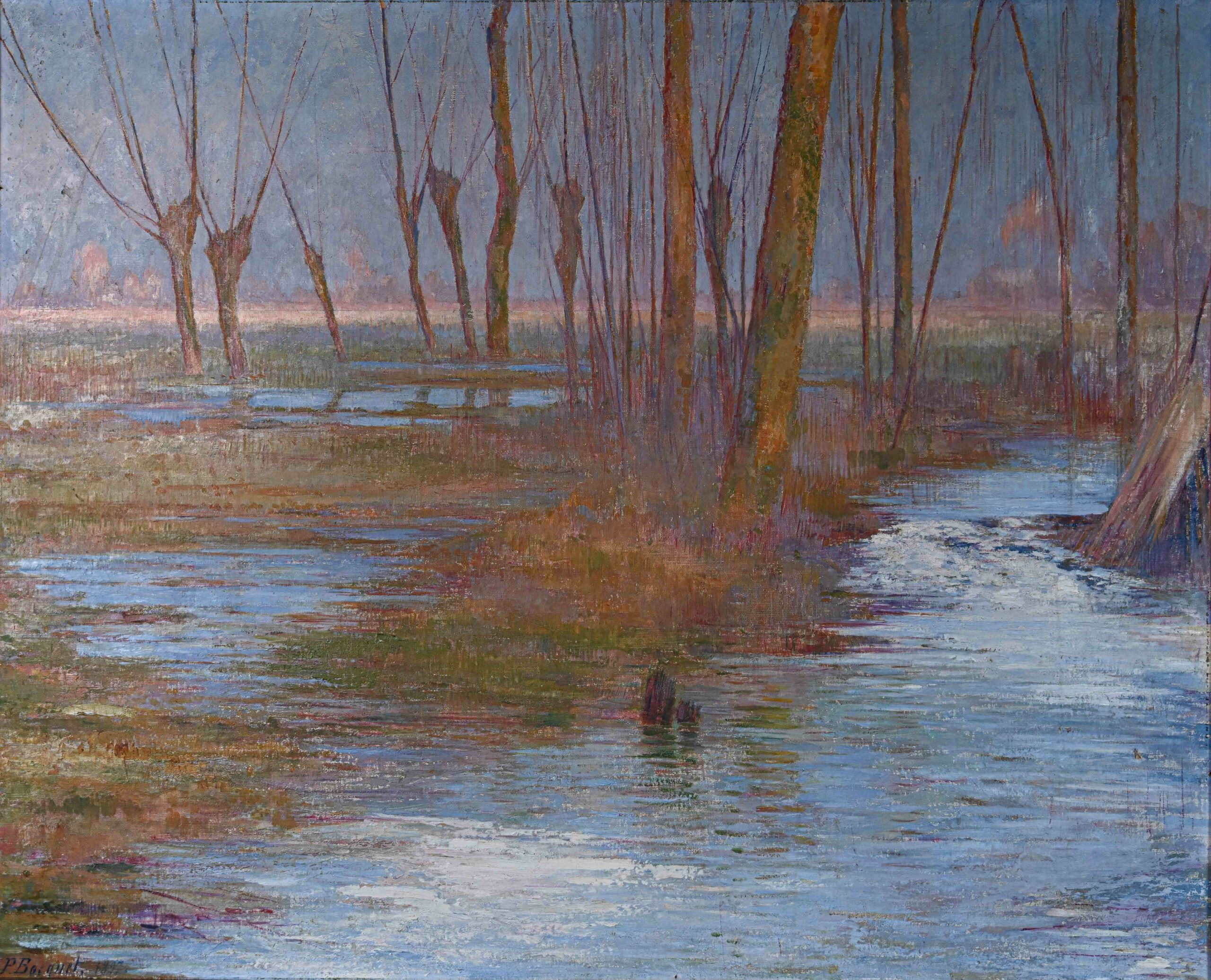 La Guenelle en hiver, 1919 (Huile sur toile) La Guenelle en hiver, 1919 (Huile sur toile)