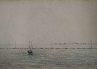 Saint-Valery-sur-Somme, 1886 (Croquis au crayon)