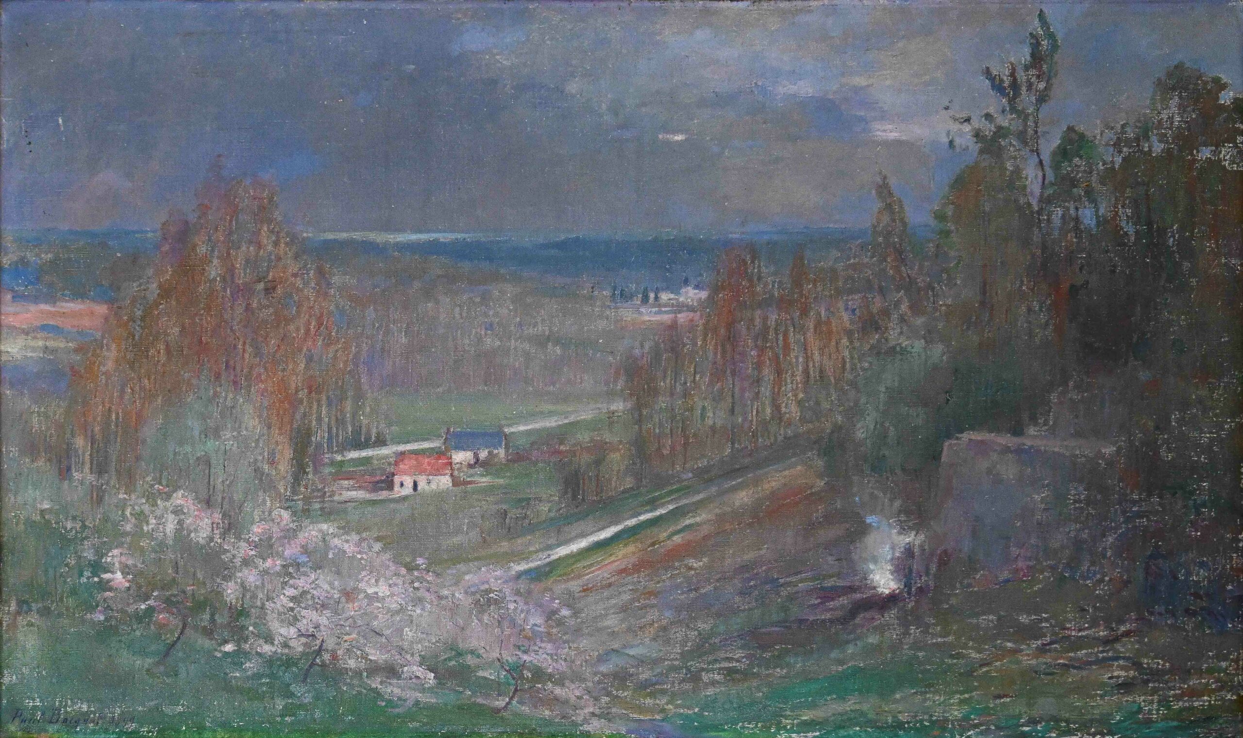 Aubepines en fleur à Togny-aux-Boeufs, 1899 (Huile sur toile) Aubepines en fleur à Togny-aux-Boeufs, 1899 (Huile sur toile)