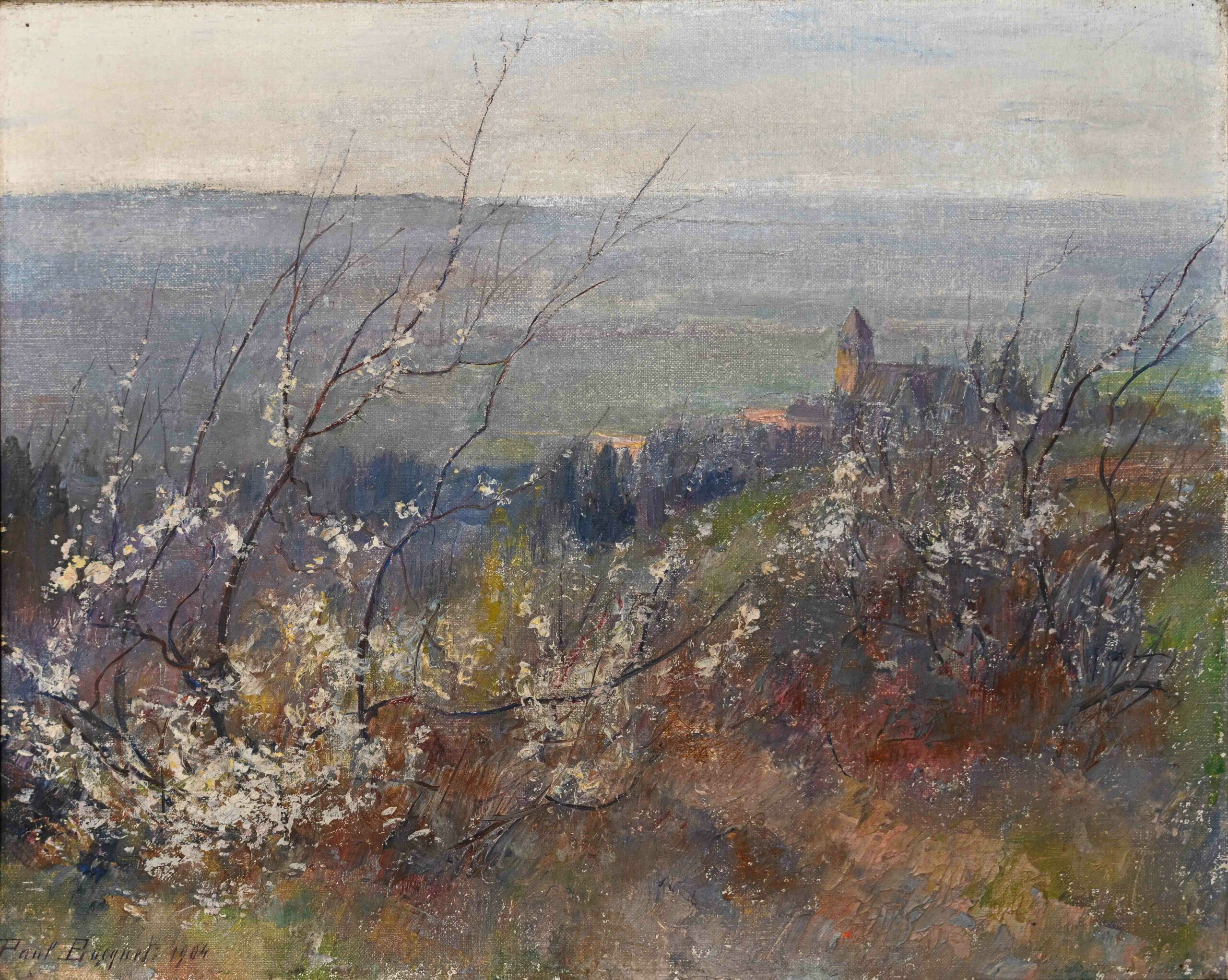 Aubépines en fleurs à Togny-aux-Boeufs, 1904 (Huile sur toile, 42 x 32 cm) Aubépines en fleurs à Togny-aux-Boeufs, 1904 (Huile sur toile, 42 x 32 cm)