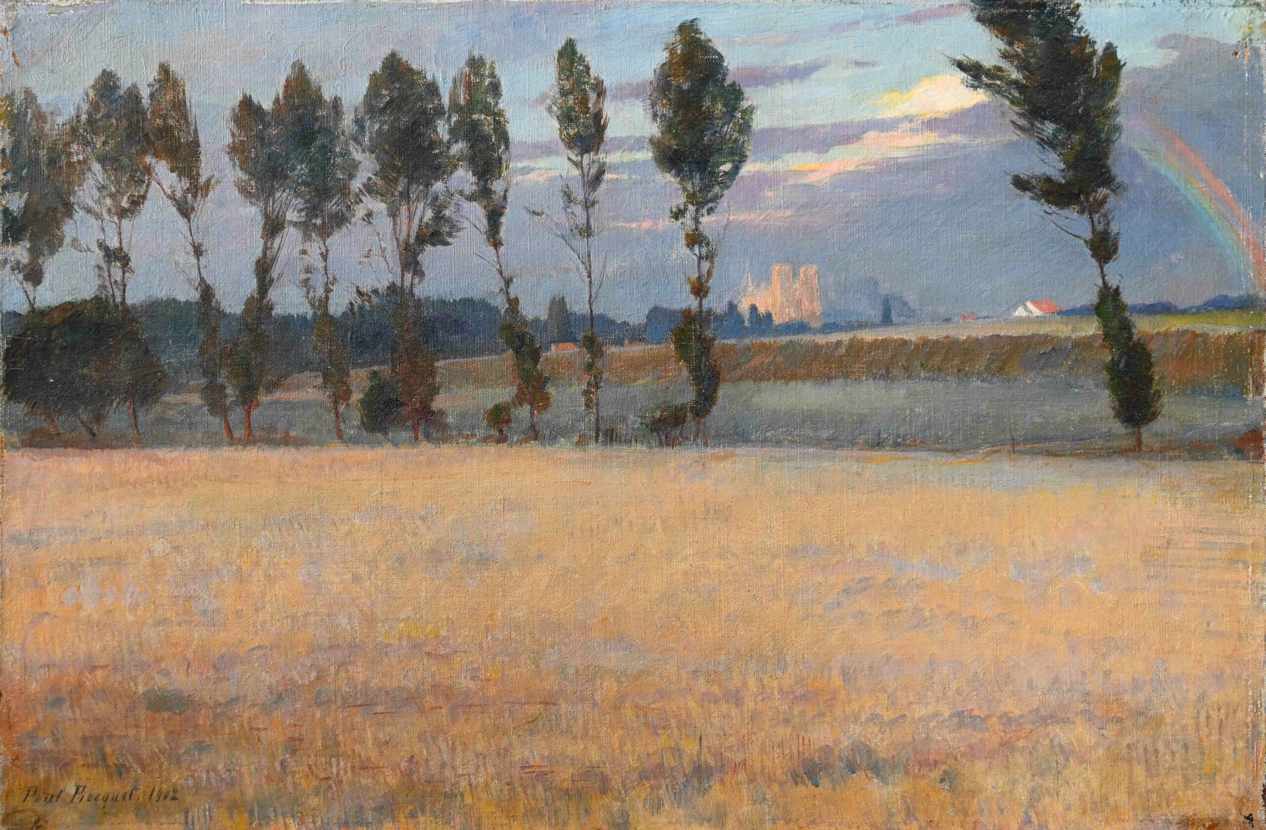 Autour de Reims, 1902 (Huile sur toile) Autour de Reims, 1902 (Huile sur toile)