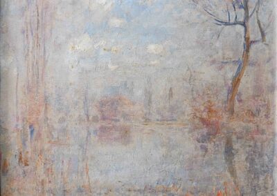 Autour de Reims, 1922 (Huile sur toile)