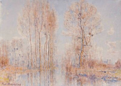 Autour de Reims, 1937 (Huile sur toile, 55 cm. x 73 cm)