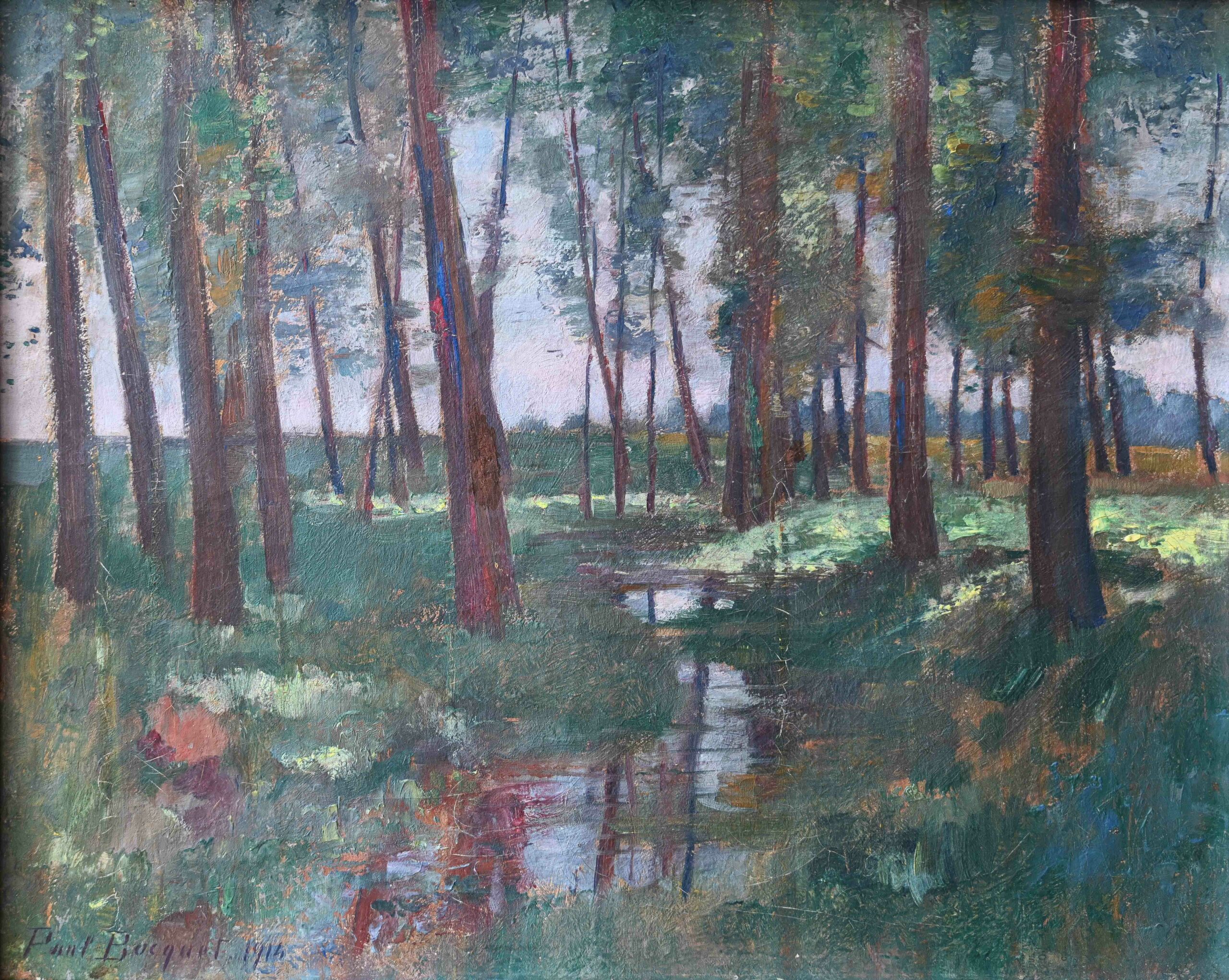 Clairière du Bois du Salut à Jonchery, 1914 (Huile sur toile), Clairière du Bois du Salut à Jonchery, 1914 (Huile sur toile),