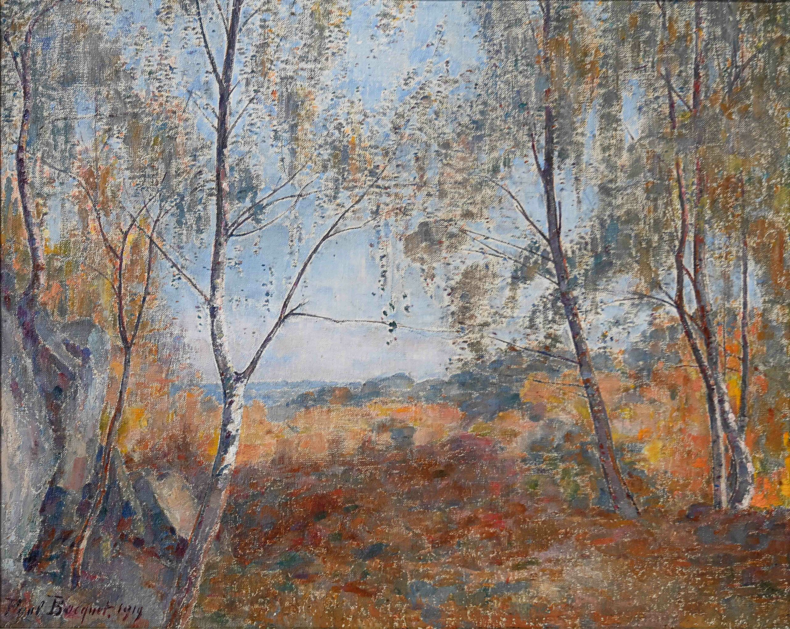 Fontainebleau, 1919 (Huile sur toile) Fontainebleau, 1919 (Huile sur toile)
