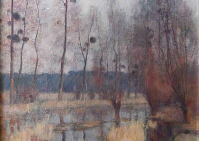 La Vesle, 1913 (Huile sur toile)