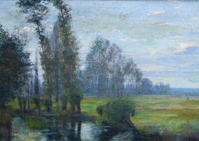 Bords de rivière en été (probablement Coeuvres ou à Jonchery au printemps), 1904 (Huile sur toile)