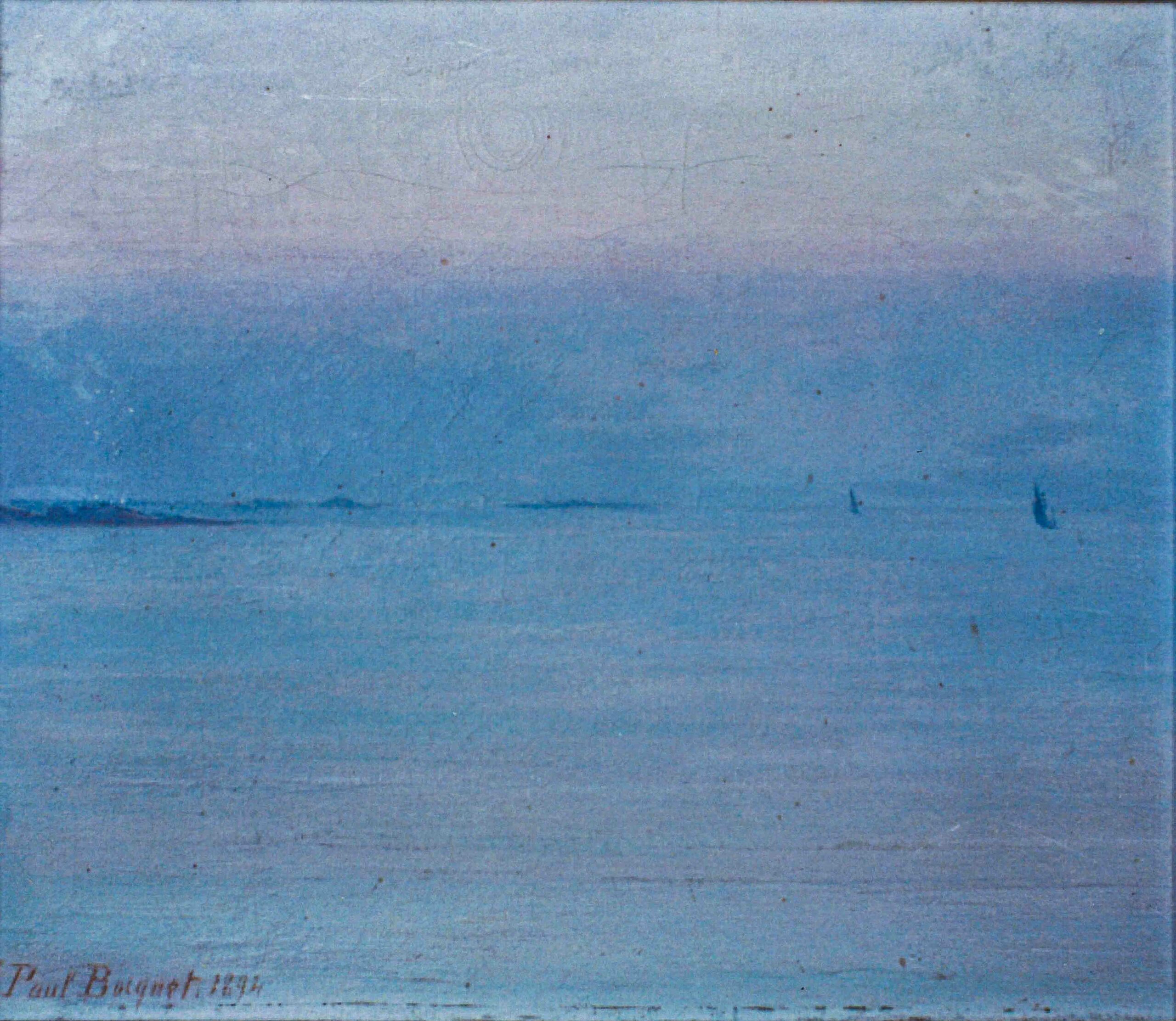 L'horizon à Saint-Briac, Bretagne, 1894 (Huile sur toile) L'horizon à Saint-Briac, Bretagne, 1894 (Huile sur toile)