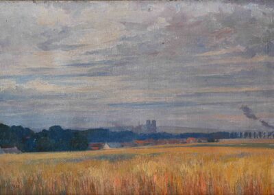 Près de Reims, 1902 (Huile sur toile)