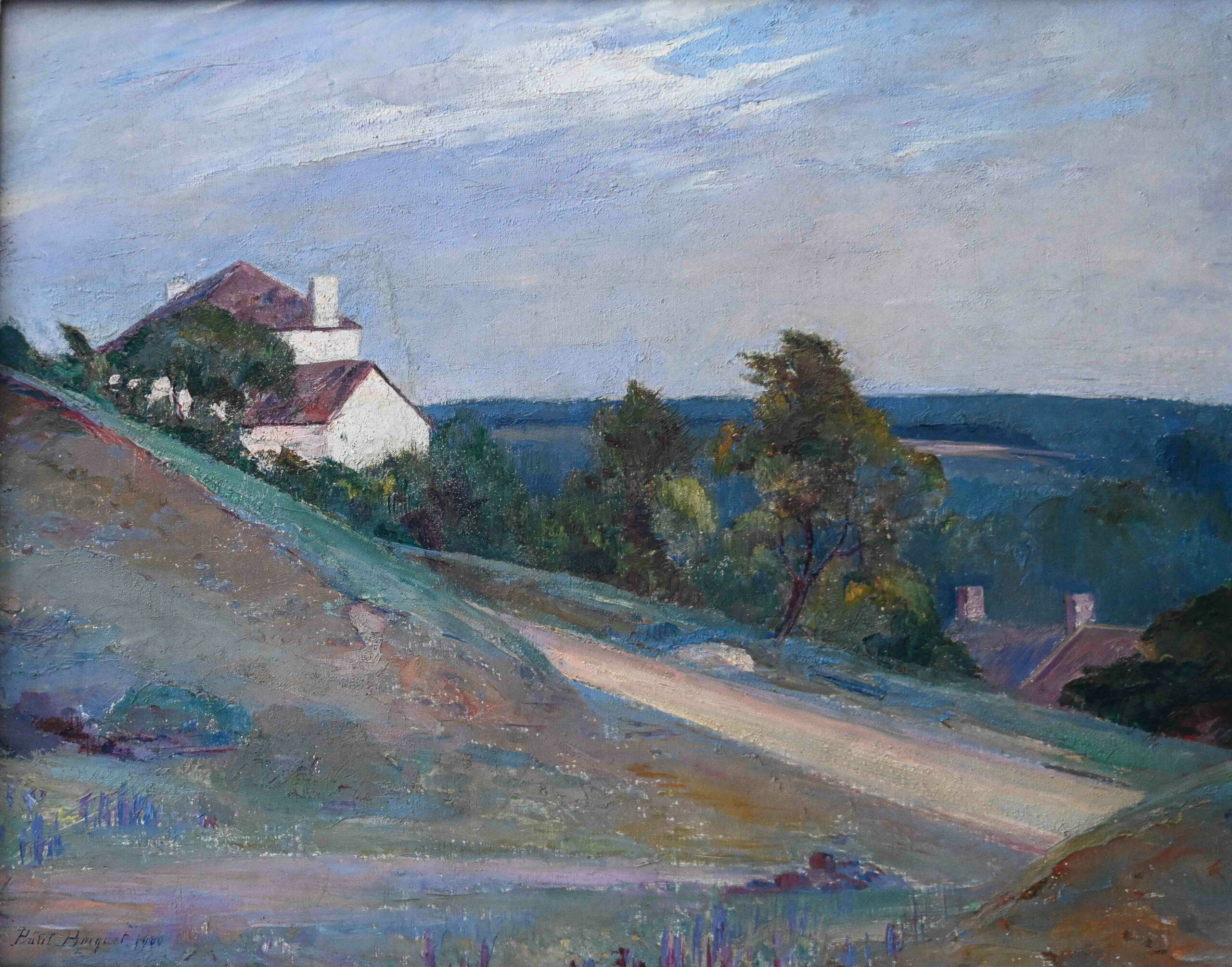 Tournant de Route de Saint-Pierre-Aigle, 1900 (Huile sur toile) Tournant de Route de Saint-Pierre-Aigle, 1900 (Huile sur toile)