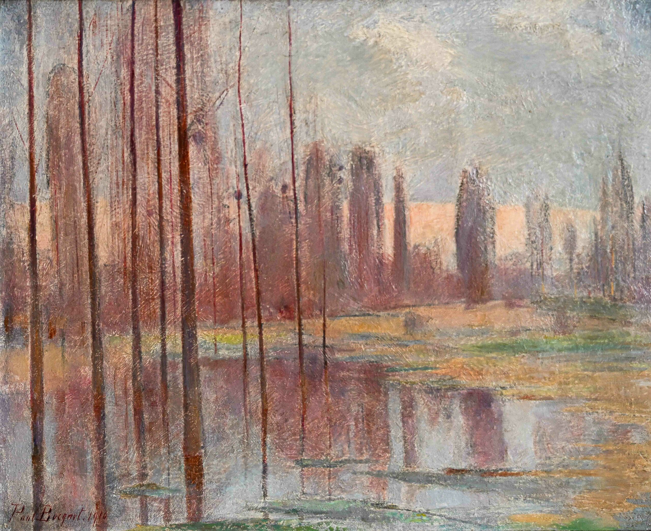 Vesle, 1910 (Huile sur toile) La Vesle en hiver, 1923 (Huile sur toile)