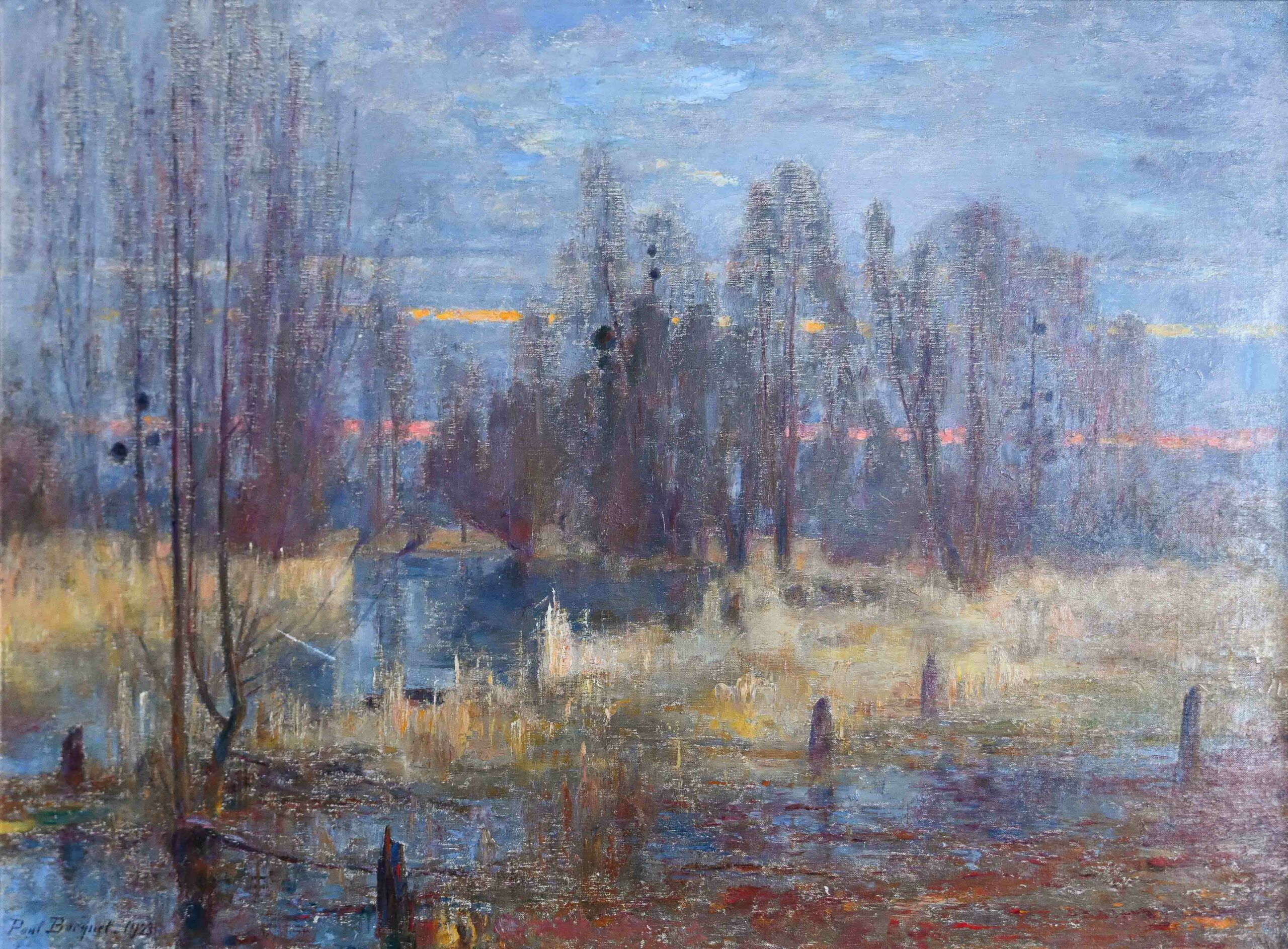 Vesle en hiver, 1923 (Huile sur toile) Vesle en hiver, 1923 (Huile sur toile)