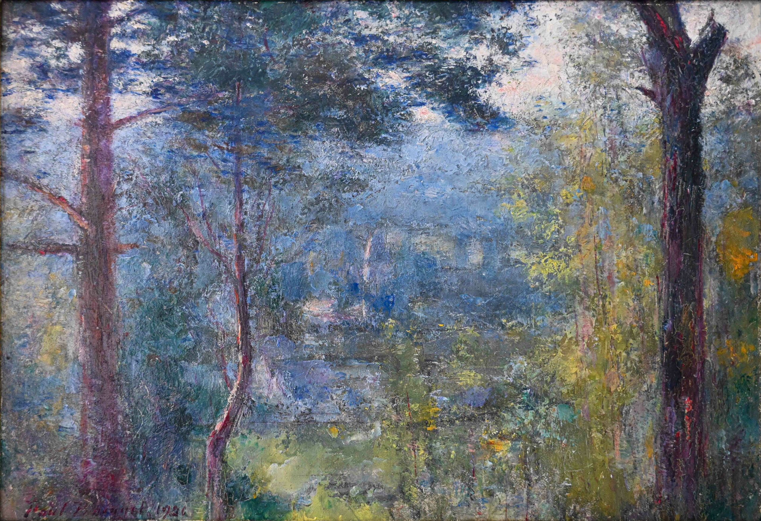 Villers-Allerands, 1926 (Huile sur toile) Villers-Allerands, 1926 (Huile sur toile)