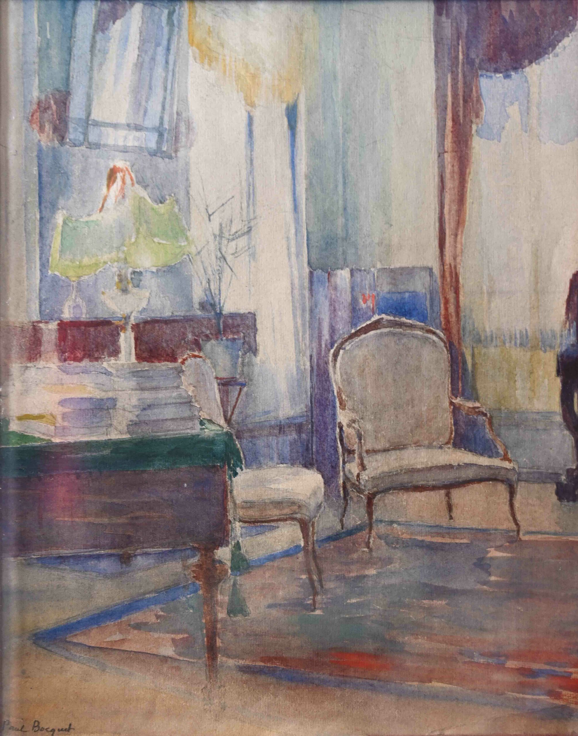 Salon, non daté (Aquarelle) Salon, non daté (Aquarelle)