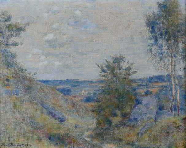 Sentier de la Galoppe à Coeuvre (Aisne), 1934 (Huile sur toile, 33 cm x 41 cm) Sentier de la Galoppe à Coeuvre (Aisne), 1934 (Huile sur toile, 33 cm x 41 cm)