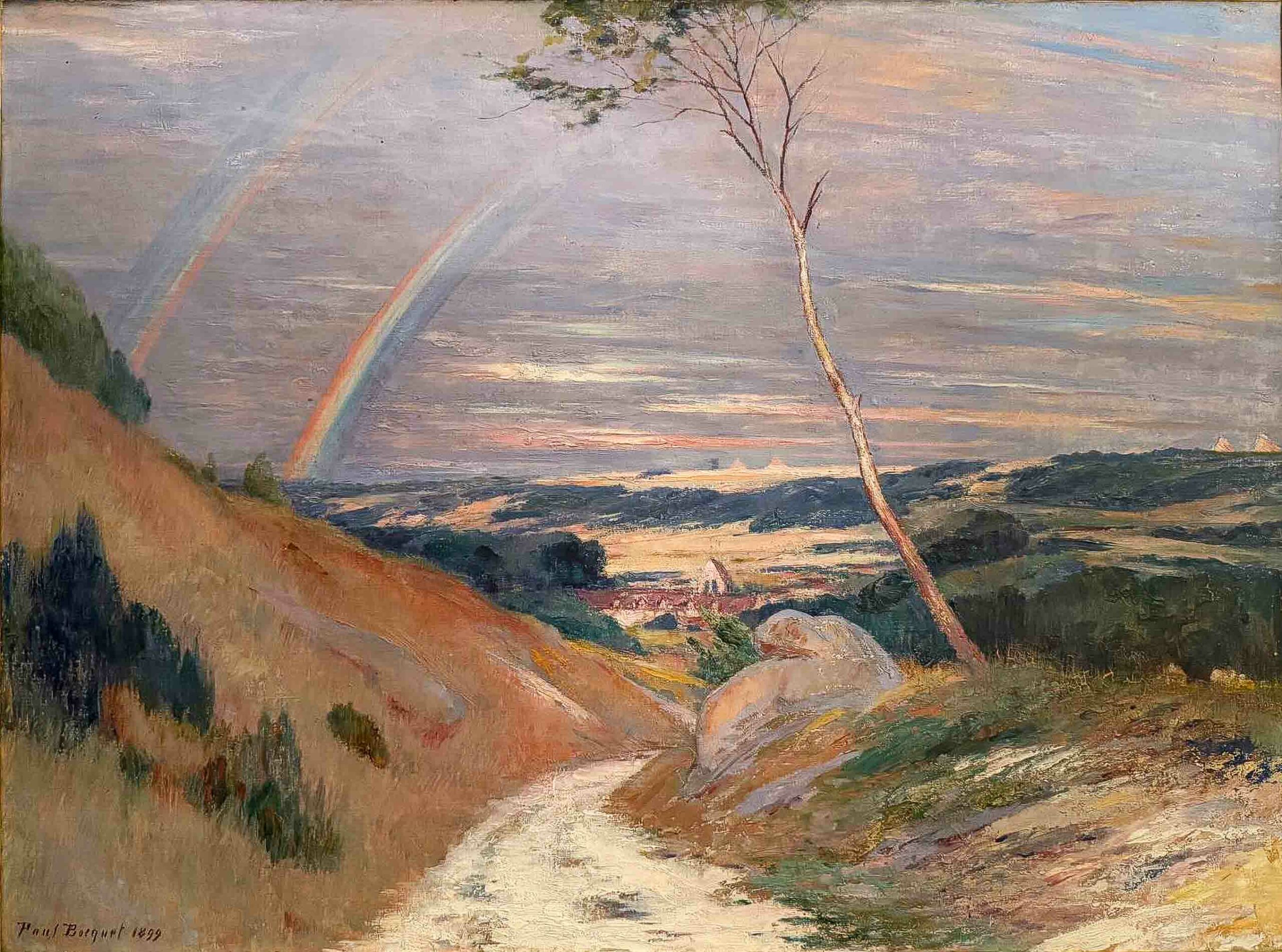 Arc-en-ciel à Coeuvres en septembre (Chemin de la Galoppe), 1899 (Huile sur toile) Arc-en-ciel à Coeuvres en septembre (Chemin de la Galoppe), 1899 (Huile sur toile)
