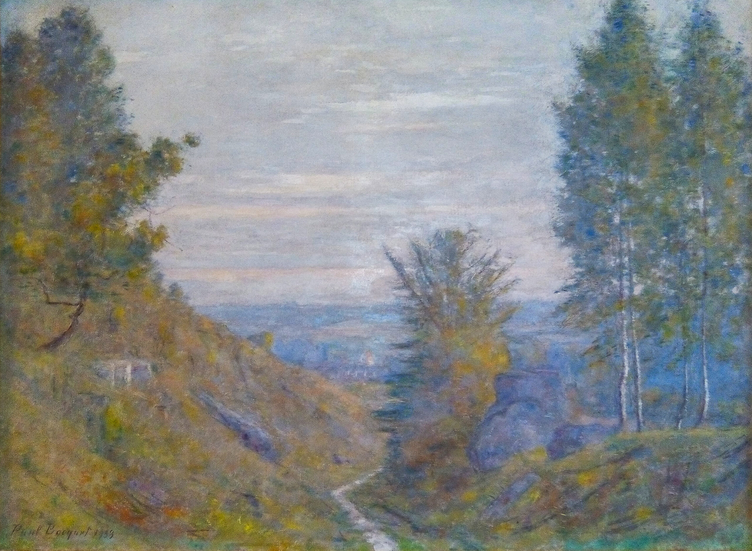 Chemin de la Galoppe à Coeuvres, 1933 (Huile sur toile) Chemin de la Galoppe à Coeuvres, 1933 (Huile sur toile)